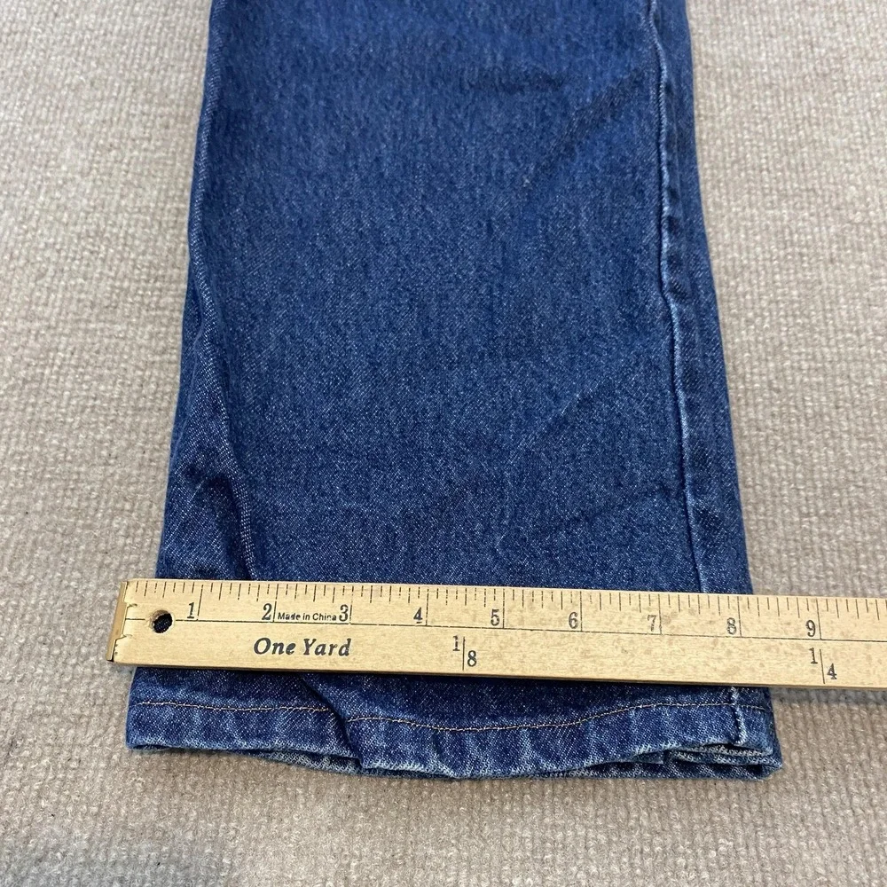 Vintage Levis 505 Jeans Mens 33x29 Blue Wash 90s Y2K Straight Leg‎ Denim Hemmed